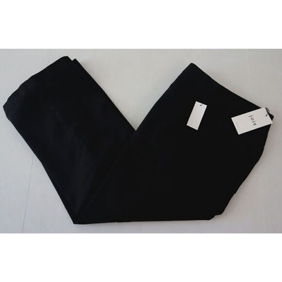 Joie B2294F09195 Women's Sz 6/SM Caviar Black Lierre Wide-Leg Cropped Pants $228 - Picture 13 of 15